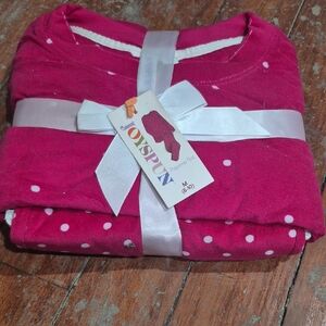 Joyspun Pink Polka Dot Pajama Set